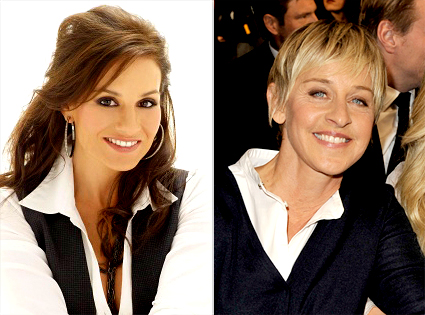 Kara DioGuardi, Ellen DeGeneres Kara DioGuardi, Ellen DeGeneres